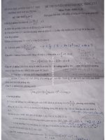 ĐỀ THI THỬ CAO ĐẲNG - ĐAI HỌC 2011 :TRƯỜNG THPT HAI BA TRƯNG HUẾ MÔN TOÁN KHỐI A, B docx