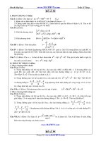 Đề thi thử Đại học năm 2011 của Trần Sỹ Tùng ( Có đáp án) - Đề số 38 ppsx