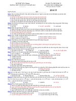 Trường THPT chuyên Huỳnh Mẫn Đạt - đề thi sinh học 12 nâng cao (đề số 127) pps