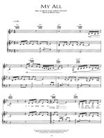 Bản nhạc My all ppsx