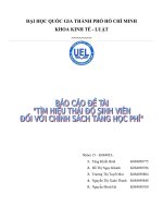 Tiểu luận Lý Thuyết Thống Kê potx