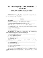 liên hệ thực tiễn việc áp dụng tư tưởng quản trị nhân lực ở việt nam trong công ty cổ phần fpt.