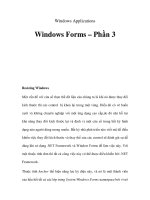 Windows Applications - Windows Forms – Phần 3 potx