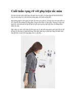 Cuối tuần rạng rỡ với phụ kiện sắc màu potx