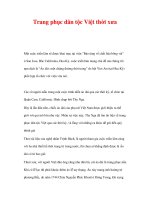 Trang phục dân tộc Việt thời xưa - Một cuộc triển lãm doc