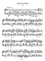 Bản nhạc Rondo a la Mazur, Op 5 ppsx