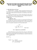 Quá trình vận hành ứng dụng Kit dùng để chuyển đổi AC sang DC trong hệ thống chuyển mạch nguồn p1 ppsx