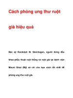 Cách phòng ung thư ruột già hiệu quả ppsx