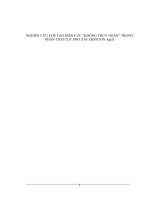 NGHIÊN cứu CHẾ tạo điện cực “KHÔNG THỦY NGÂN” TRONG PHÂN TÍCH cực PHỔ xác ĐỊNH ION ag(i)