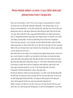 Cuộc chiến tranh bắt buộc - Hoàn thành nhiệm vụ bước 2 của chiến dịch giải phóng hoàn toàn Campuchia doc