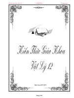 Kiến thức ôn thi tốt nghiệp vật lý 12_01 pps