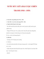 NƯỚC ĐỨC GIỮA HAI CUỘC CHIẾN TRANH (1918 – 1939) doc