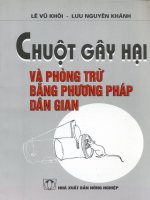 Chuột gây hại và phòng trừ bằng phương pháp dân gian part 1 ppsx