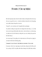 Những chủ đề tiến bộ trong C# - Events ( Các sự kiện) potx