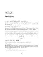 Giáo trình -Kỹ thuật khai thác thủy sản- chương 7 docx