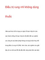 Điều trị rung nhĩ không dùng thuốc pot