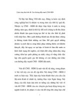 Luận văn tốt nghiệp: Cuộc chay đua kinh tế-Con đường để đẩy mạnh CNH và HĐH phần 1 ppsx