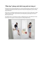 “Phác họa” phong cách thời trang mới nơi công sở pptx