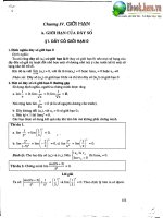 Luyện thi ĐH môn Toán - Chuyên đề 21 pdf