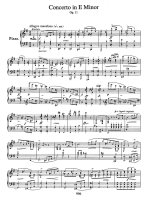 Bản nhạc Piano Concerto No 1 in e, Op 11 (reduc) pot