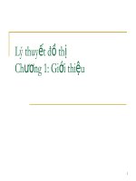 Bài giảng: Lý thuyết đồ thị docx