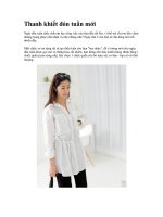 Thanh khiết đón tuần mới potx