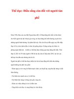 tập luyện thể thao - Thể dục: Điều sống còn đối với người tàn phế pptx