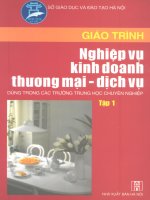 Giáo trình: Nghiệp vụ kinh doanh thương mại dịch vụ_Tập 1 pot