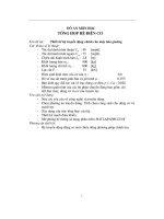 Thiết kế hệ truyền động chính cho máy bào giường