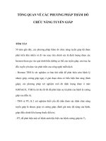 TỔNG QUAN VỀ CÁC PHƯƠNG PHÁP THĂM DÒ CHỨC NĂNG TUYẾN GIÁP potx