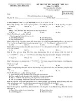 Đề thi thử lí tốt nghiệp docx