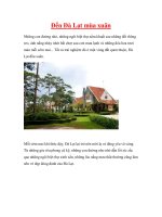 Đến Đà Lạt mùa xuân pdf