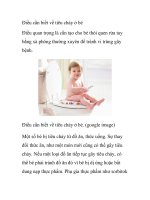 Điều cần biết về tiêu chảy ở bé ppt