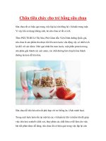 Chữa tiêu chảy cho trẻ bằng sữa chua pptx