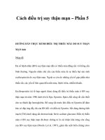 Cách điều trị suy thận mạn – Phần 5 ppsx