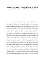 Một thoáng Đông Nam bộ - Địa chí và lịch sử ppsx