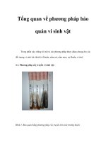 Tổng quan về phương pháp bảo quản vi sinh vật ( nguồn http://vietsciences.free.fr ) docx
