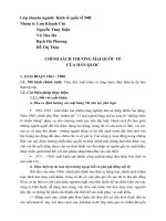 CHÍNH SÁCH THƯƠNG MẠI QUỐC TẾ HÀN QUỐC pot