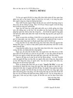 Báo cáo Thực tập công nghệ chế biến sản phẩm công ty cổ phần Thực Phẩm Xuất Khẩu Đồng Giao