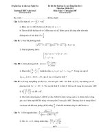 Đề thi thử đại học môn toán năm 2011 Lần I trường THPT Anh Sơn 1 ppsx