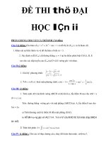ÐỀ THI THỬ ĐẠI HỌC MÔN TOÁN SỐ 14 doc