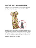 6 quy luật thời trang công sở mùa hè ppt