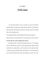 Assemblies - Triển khai pot