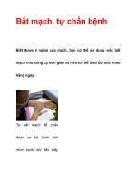 Bắt mạch, tự chẩn bệnh potx