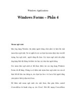 Windows Applications - Windows Forms – Phần 4 pps