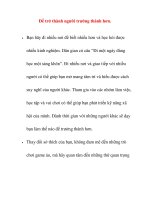 Để trở thành người trưởng thành hơn potx