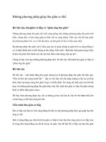 Những phương pháp giúp thư giãn cơ thể ppt