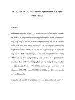 KHÁNG THỂ KHÁNG NHÂN TRONG BỆNH VIÊM KHỚP DẠNG THẤP TRẺ EM doc