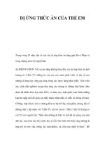 DỊ ỨNG THỨC ĂN CỦA TRẺ EM pdf