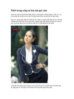 Thời trang công sở kín mà gợi cảm pdf